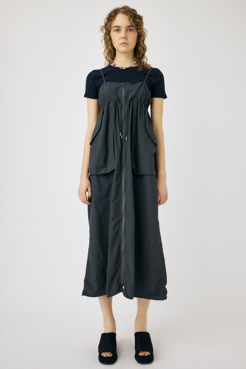 MOUSSY「MILITARY CAMI ドレス」|ワンピース|
