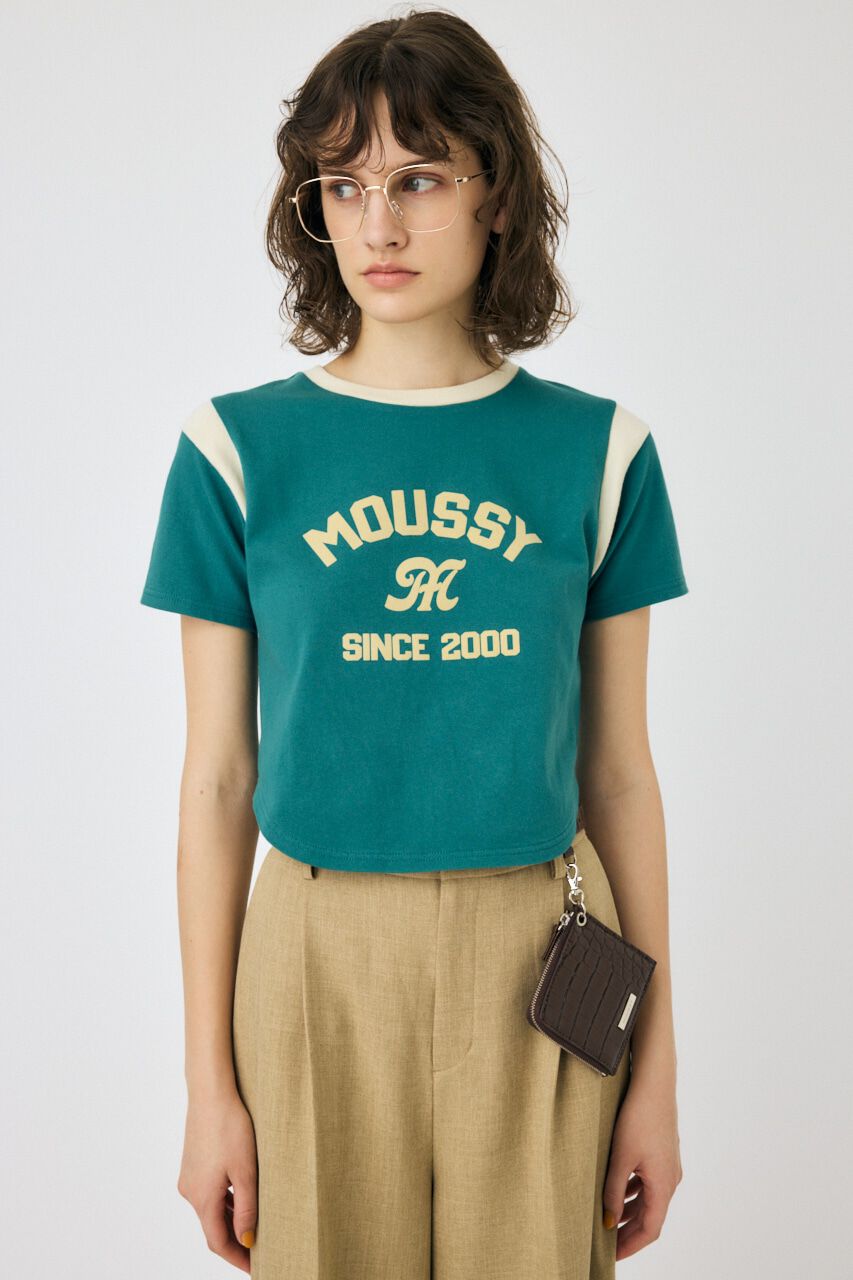 MOUSSY「MOUSSY SWITCHING Tシャツ」|Tシャツ・カットソー|GRN