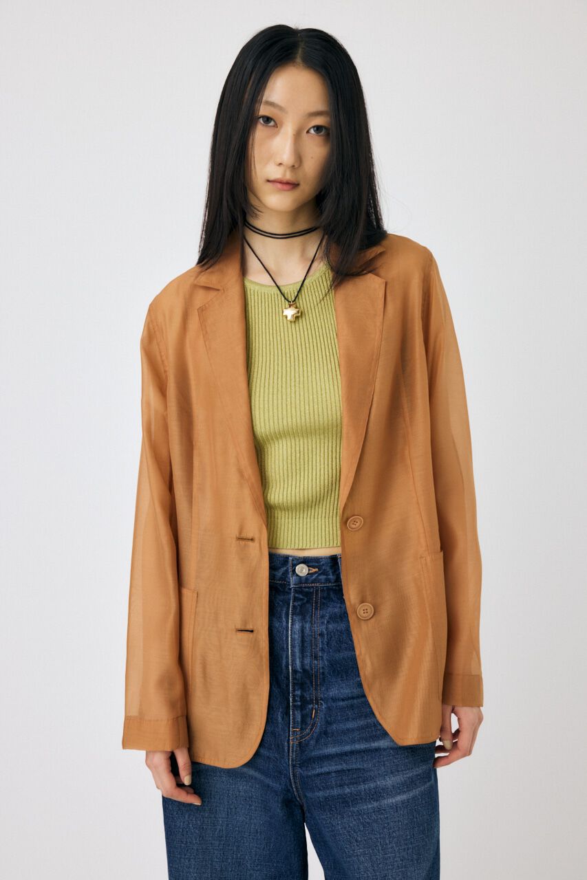 MOUSSY「SHEER ジャケット」|その他|L/BRN1