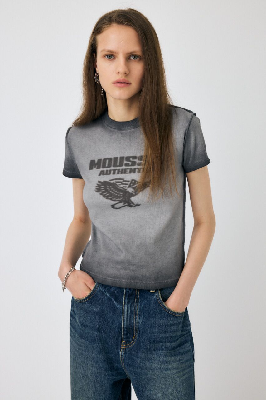 MOUSSY「BLEEDING INK MOUSSY Tシャツ」|Tシャツ・カットソー|