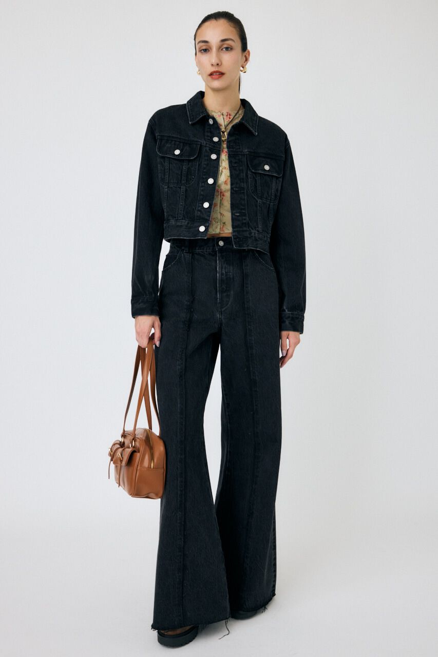 MOUSSY「TWO IN ONE ワイドストレートデニム」|デニム|