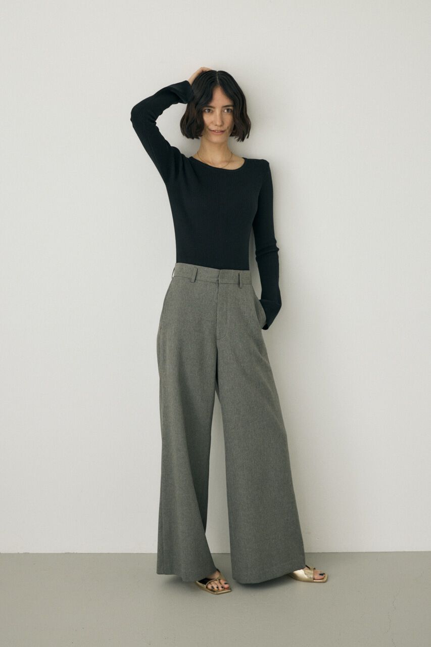 MOUSSY「シーズンレスワイドパンツ　リサイクルポリエステル使用」|その他|