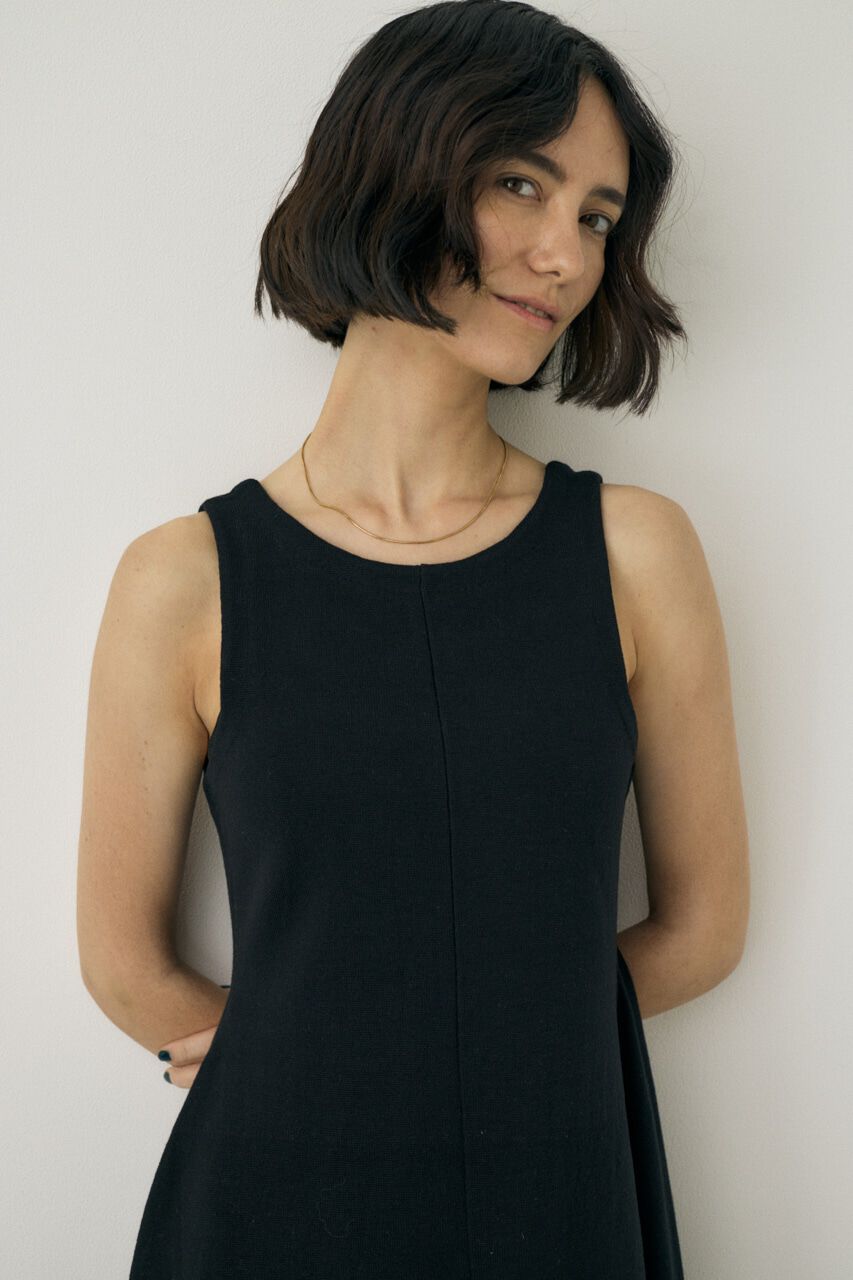 MOUSSY「ノースリーブニットワンピース　オーガニックコットン使用」|ワンピース|