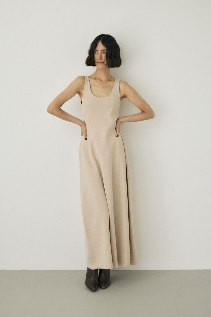 MOUSSY「ノースリーブニットワンピース　オーガニックコットン使用」|ワンピース|