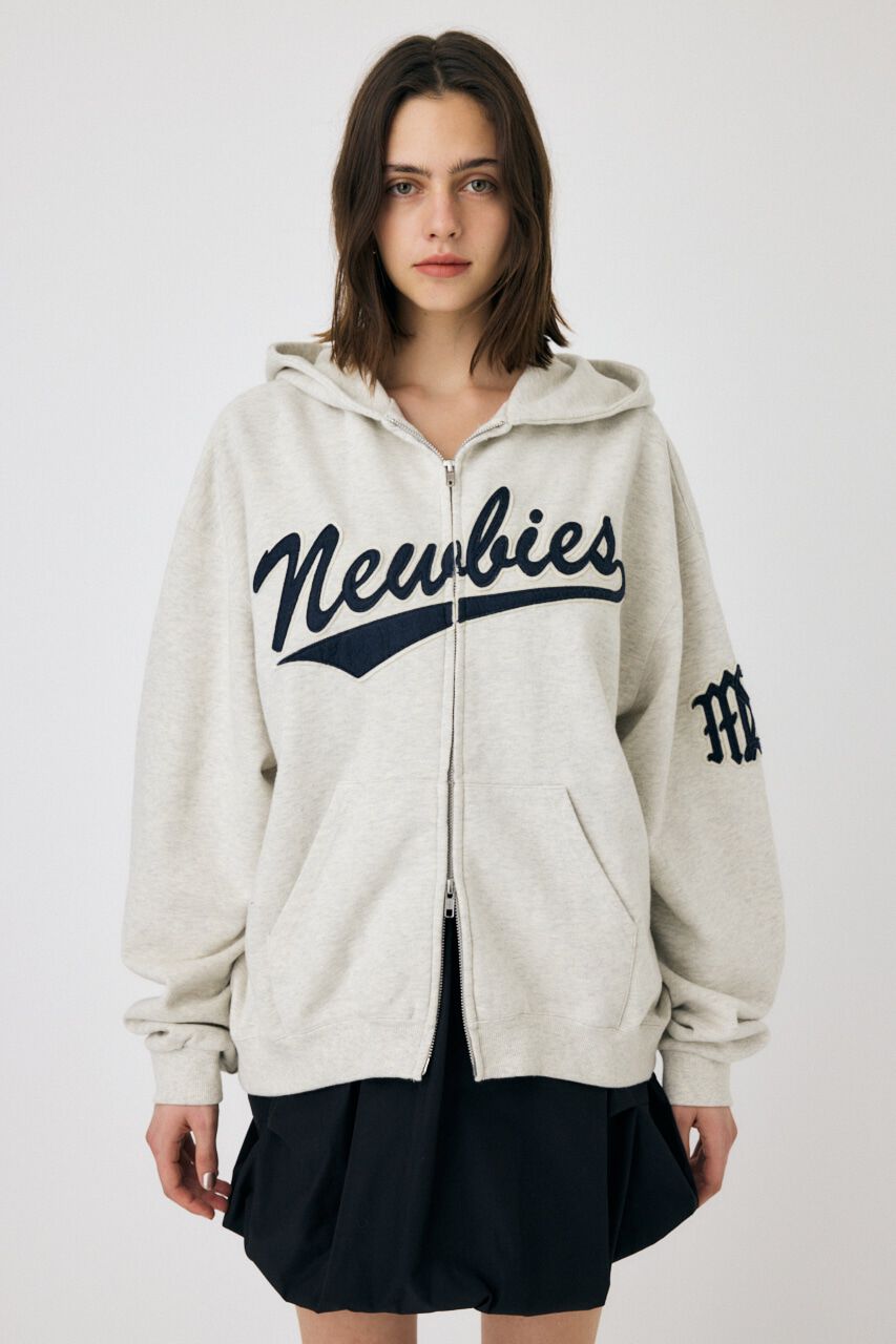 MOUSSY「PATCHED OVERSIZED ジップパーカー」|パーカー|