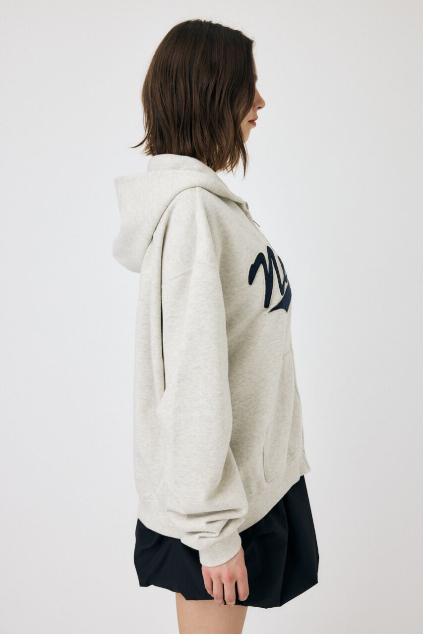 MOUSSY「PATCHED OVERSIZED ジップパーカー」|パーカー|