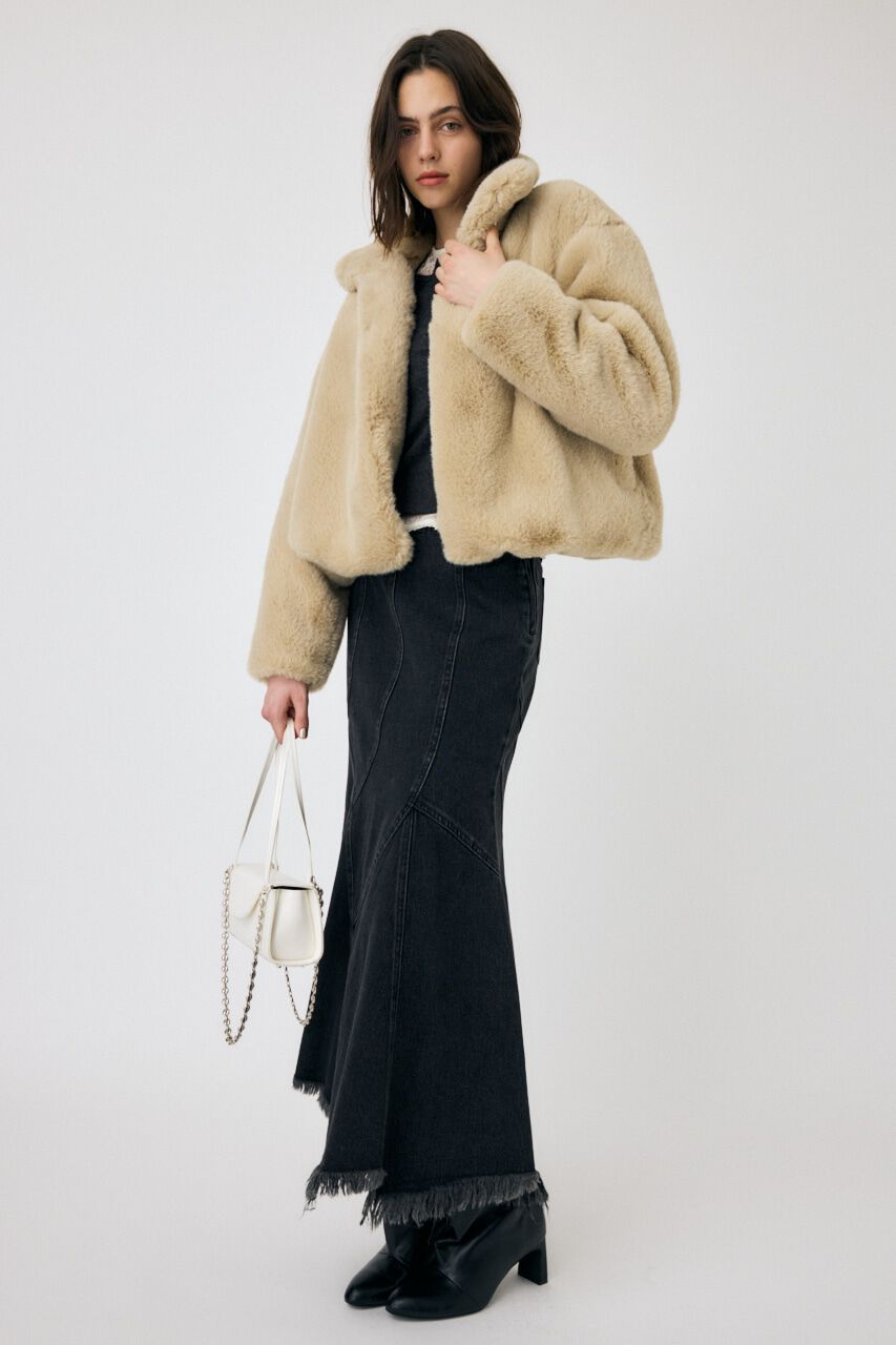 MOUSSY「FAUX FUR スタンドカラージャケット」|その他|