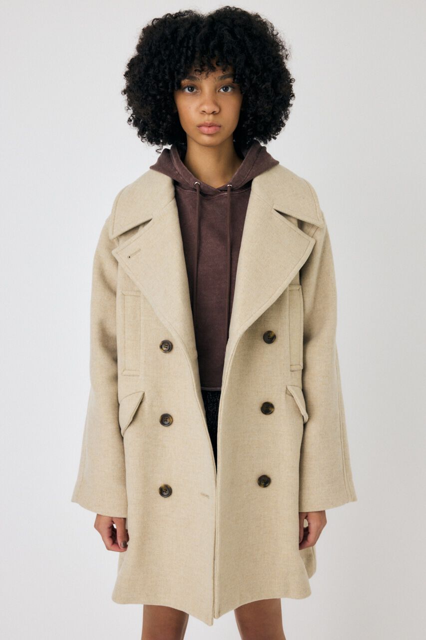 MOUSSY「DOUBLE BREASTED ミドルコート」|その他|