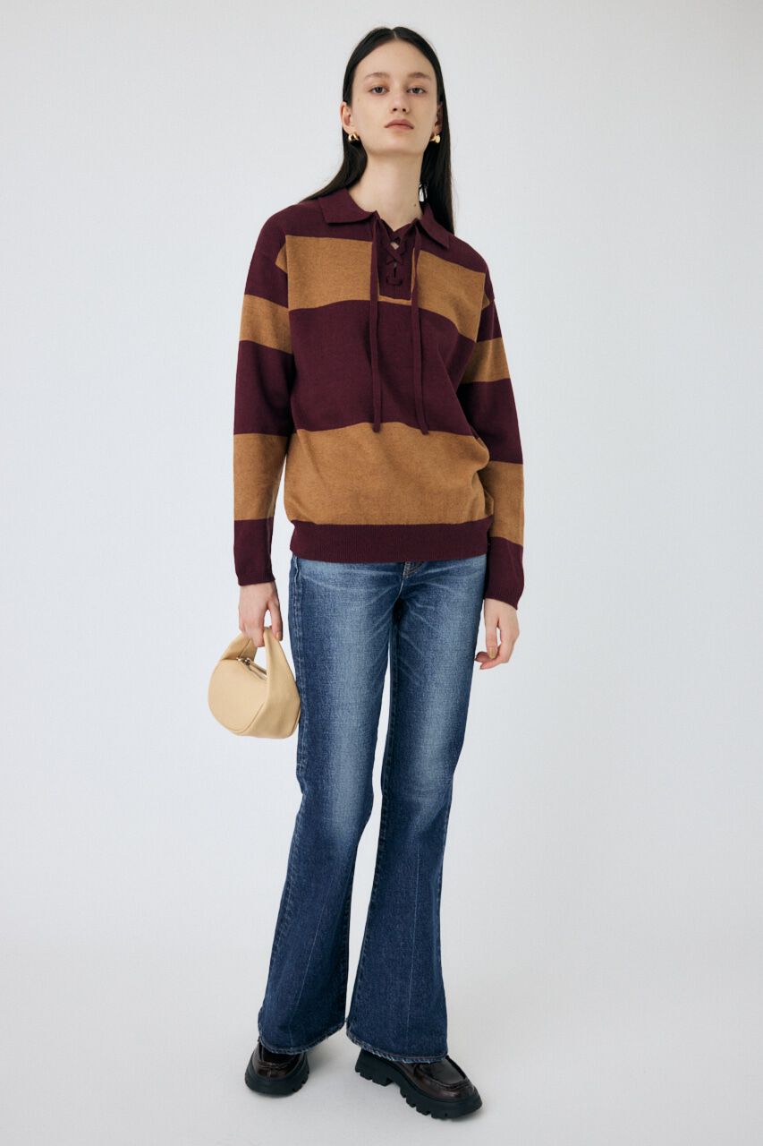 MOUSSY「RUGGER ニットトップス」|ニット・セーター|