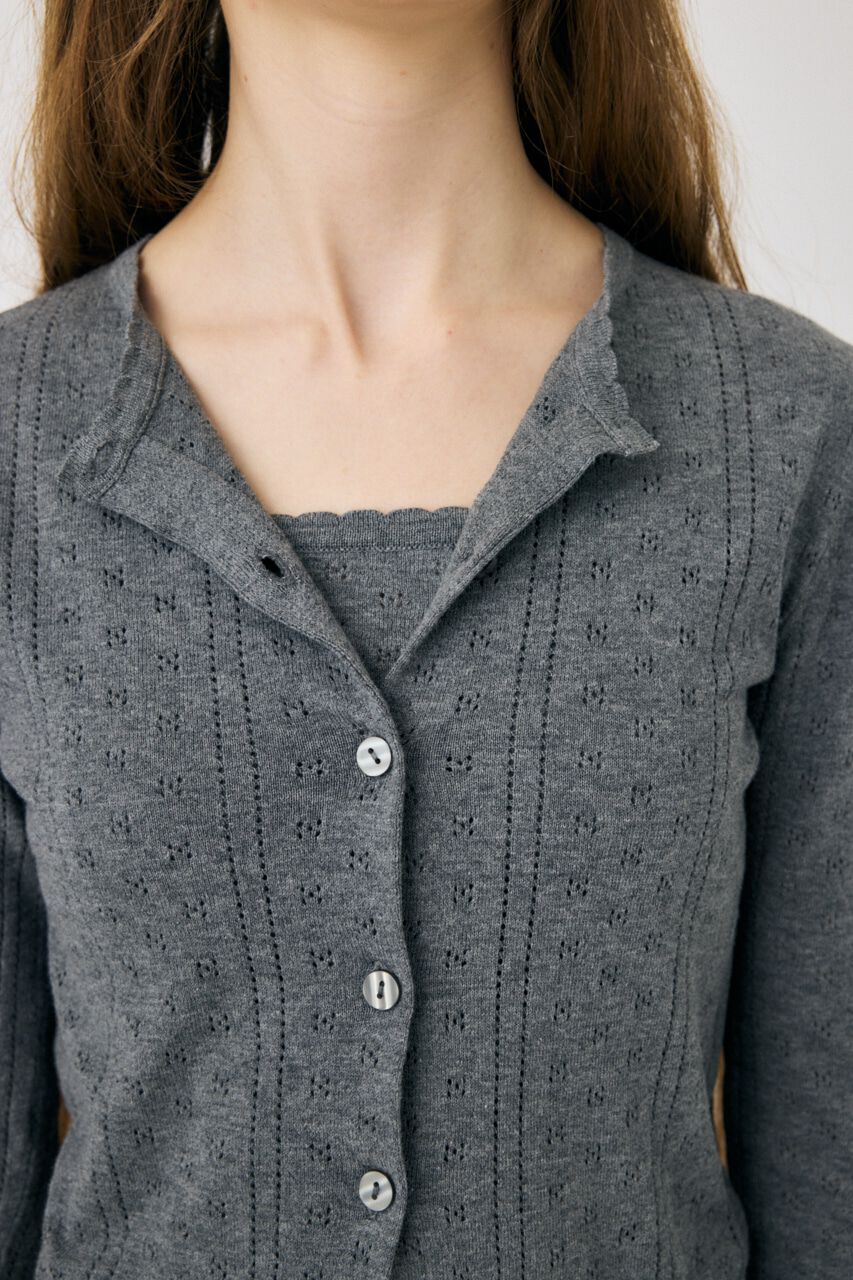 MOUSSY「PICOT EYELET ニットアンサンブル」|ニット・セーター|