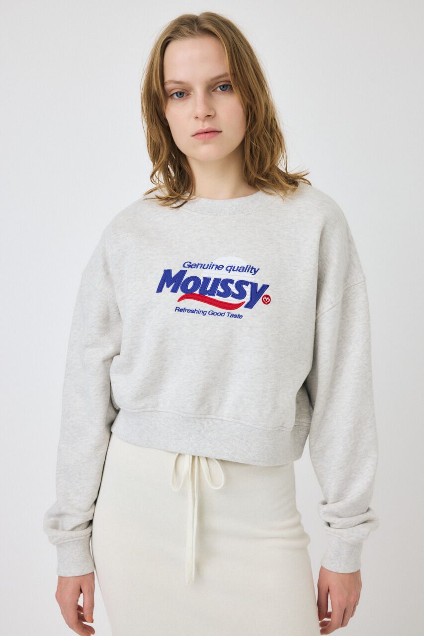 MOUSSY「MOUSSY PRODUCT ロゴプルオーバー」|パーカー|T.GRY