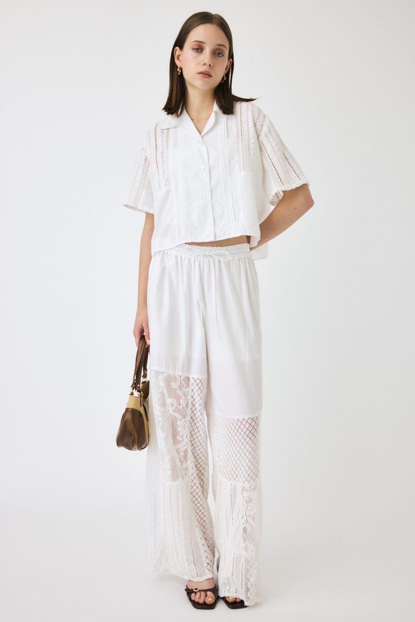 MOUSSY「LACE COMBINE パンツ」|その他|