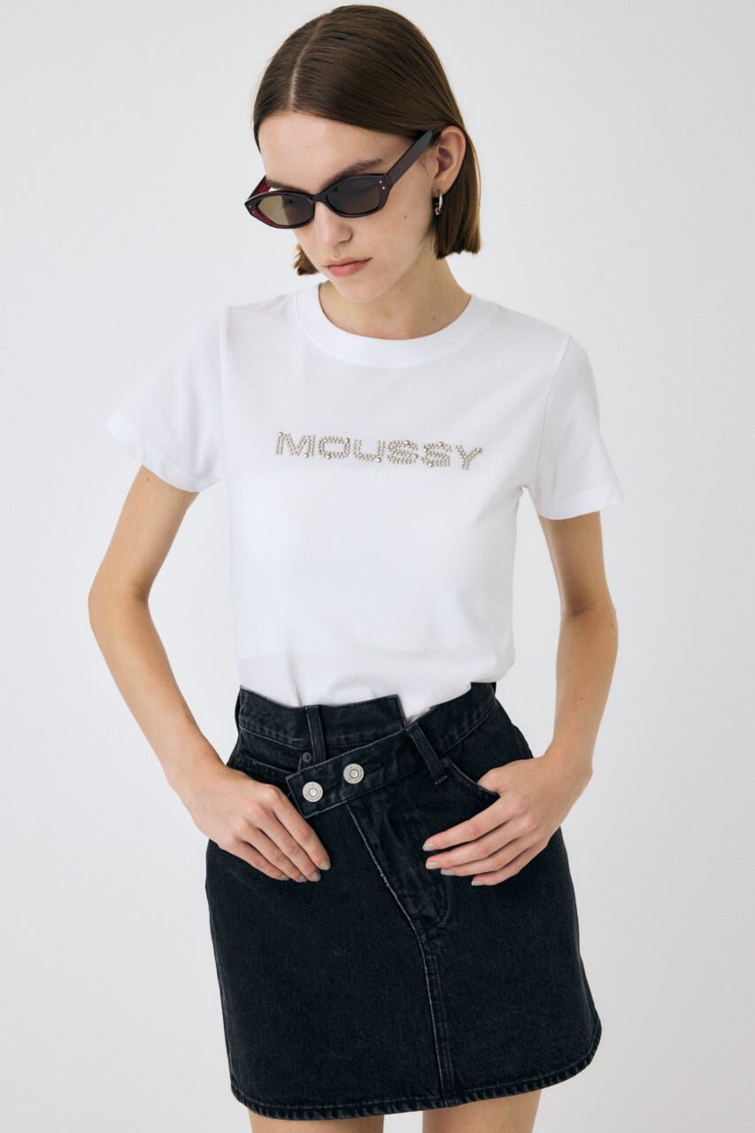 MOUSSY「LITTLE POPS ロゴ TEE」|Tシャツ・カットソー|