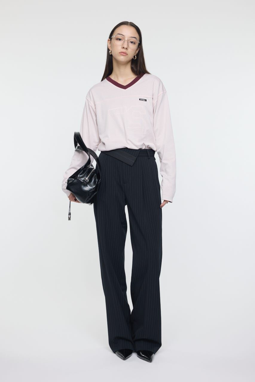 MOUSSY「REVERSIBLE MESH L/S TSJ」|Tシャツ・カットソー|