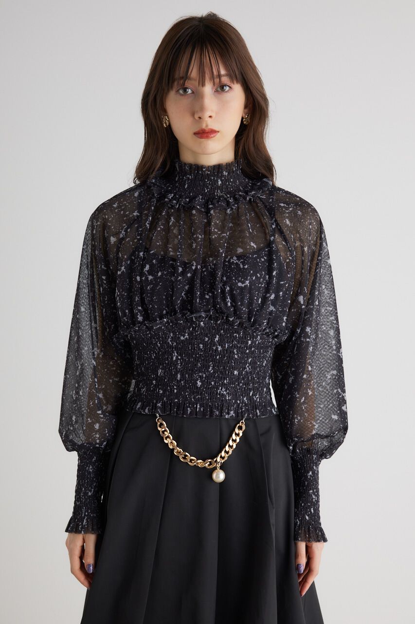 rienda「シャーリングH/W BLS」|シャツ・ブラウス|