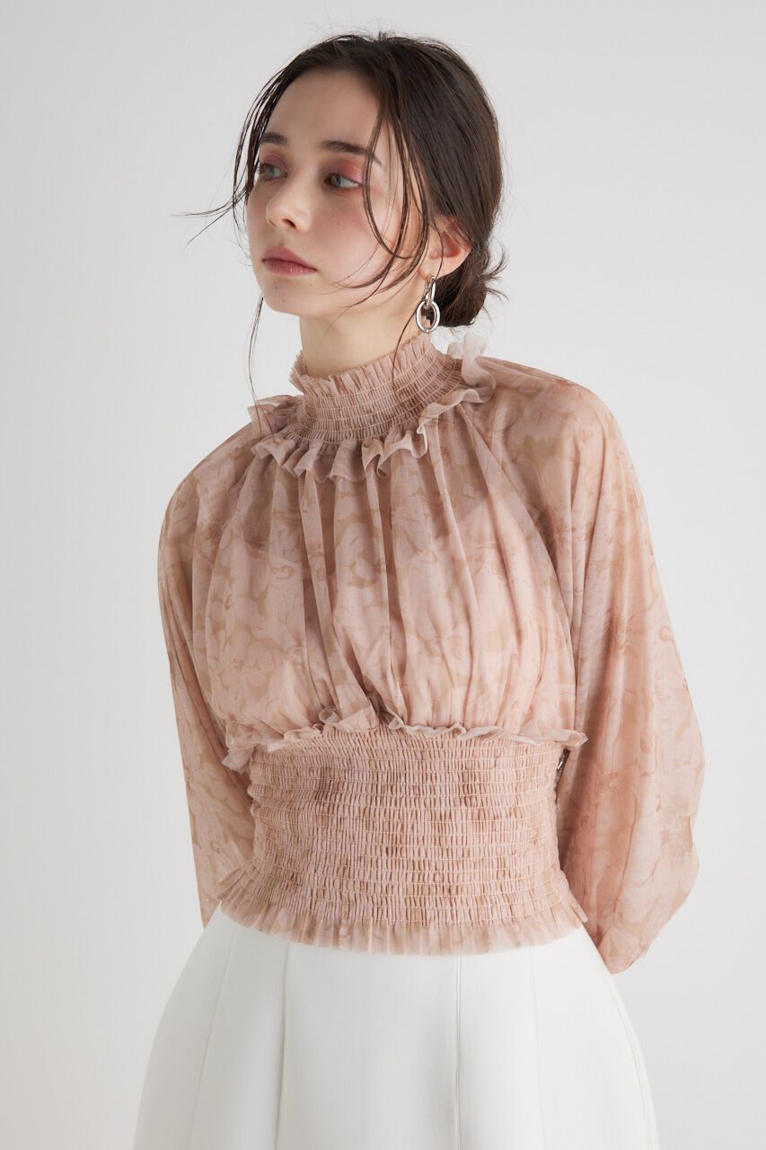 rienda「シャーリングH/W BLS」|シャツ・ブラウス|