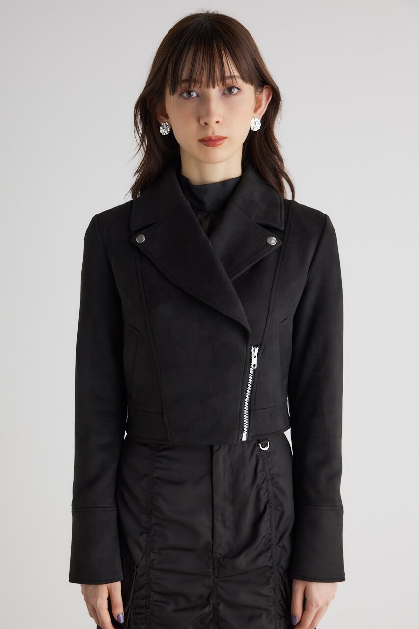 rienda「24SSフェイクスエードライダースJK」|その他|