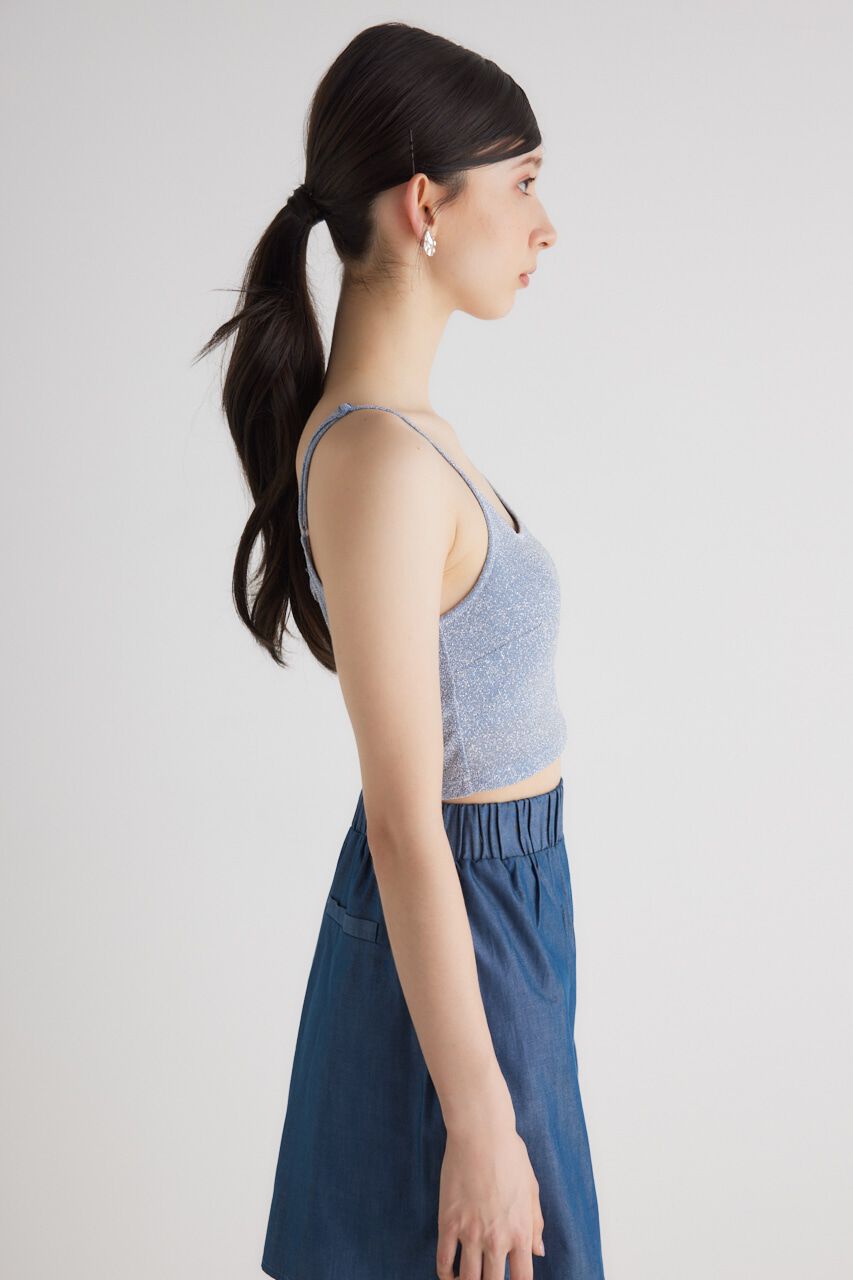 rienda「バックレースUPキャミTOP」|Tシャツ・カットソー|