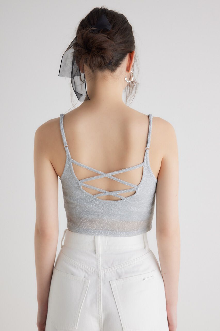 rienda「バックレースUPキャミTOP」|Tシャツ・カットソー|