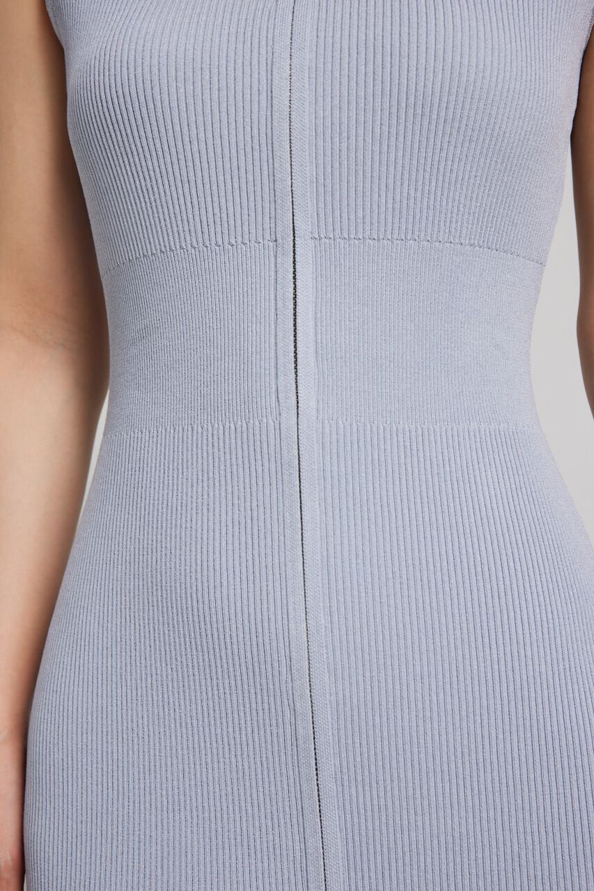 rienda「2WAY ZIPタイトknit OP」|ワンピース|