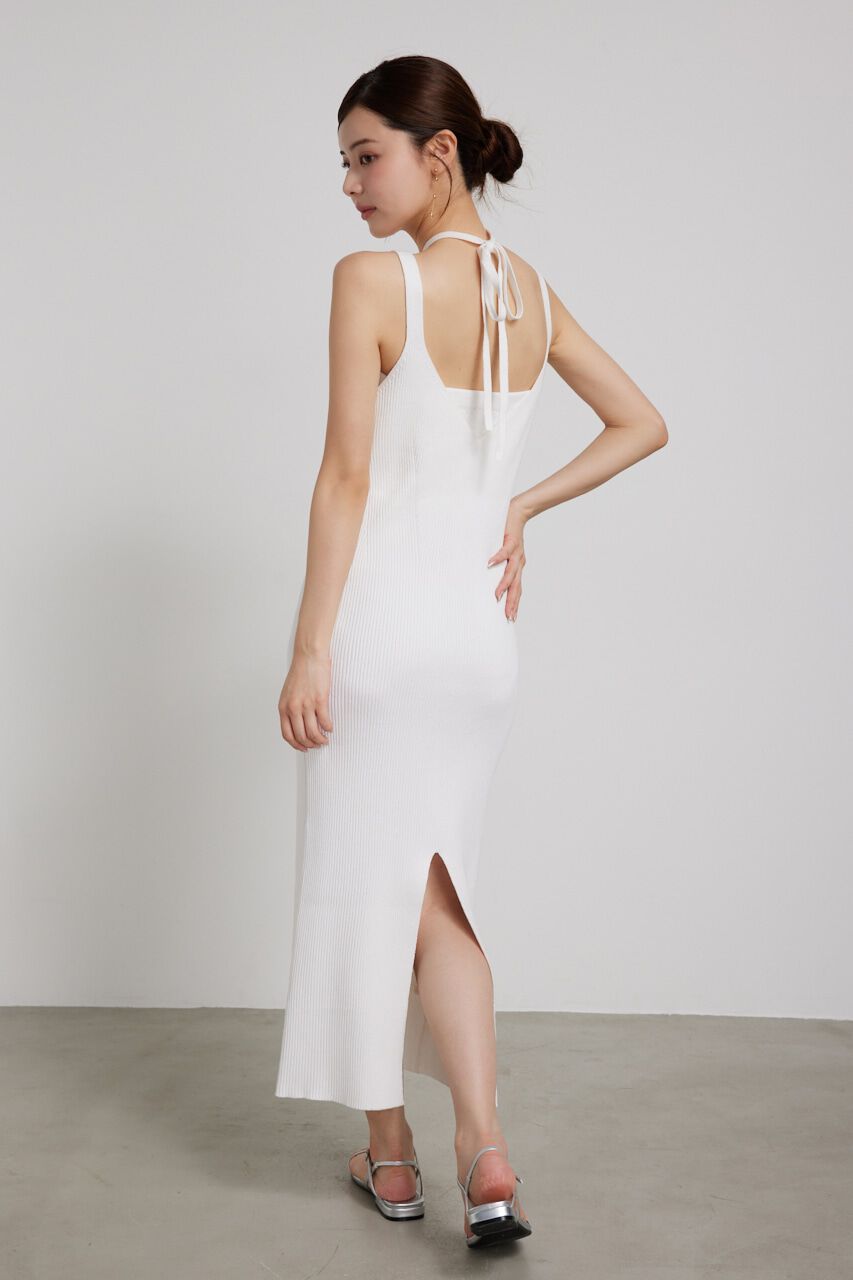 rienda「ベアSETサスペンダーKnit OP」|ワンピース|