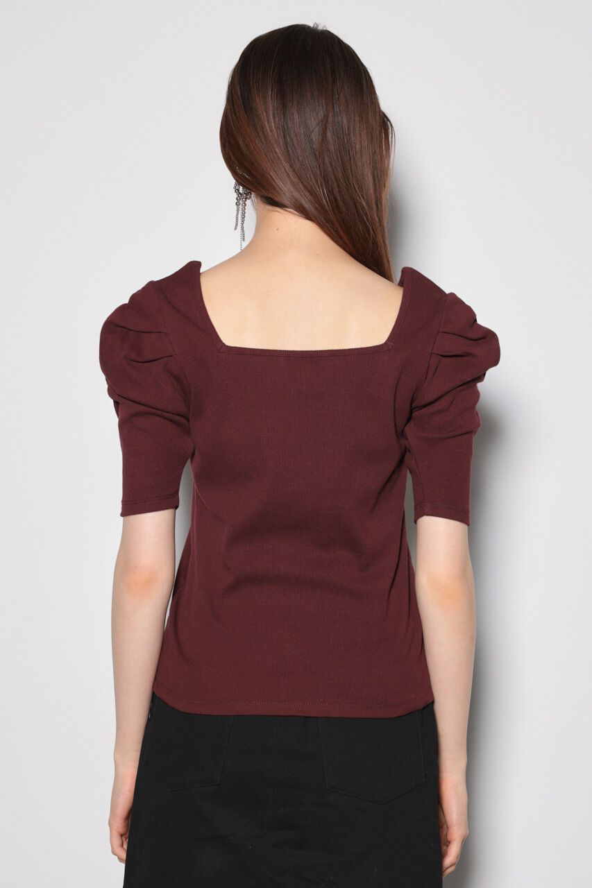 rienda「パフショルダーTシャツ」|Tシャツ・カットソー|