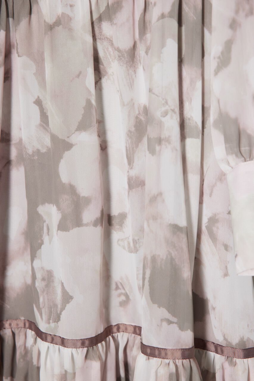 rienda「ニットコンビライクフレアワンピース」|ワンピース|