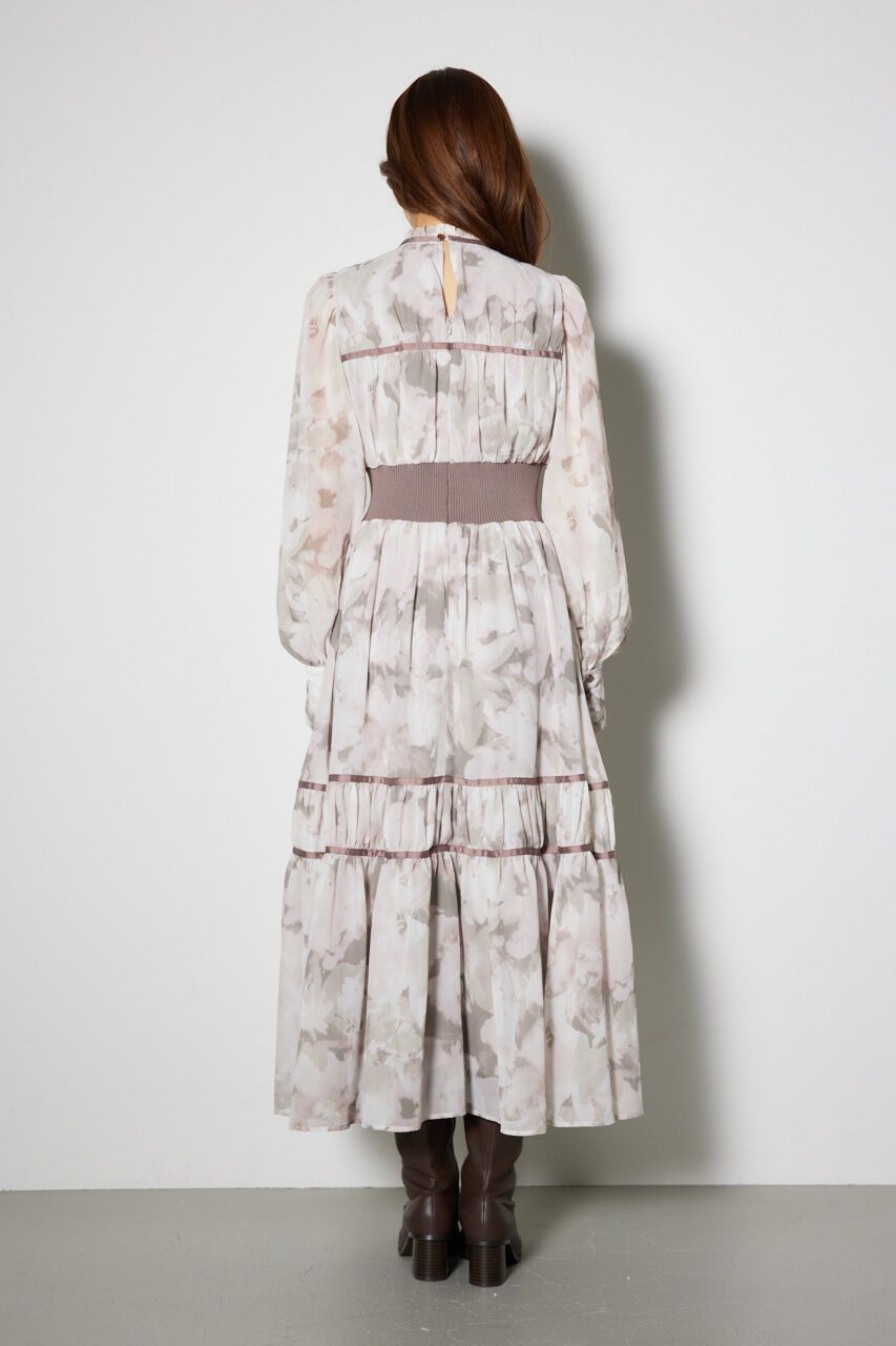 rienda「ニットコンビライクフレアワンピース」|ワンピース|