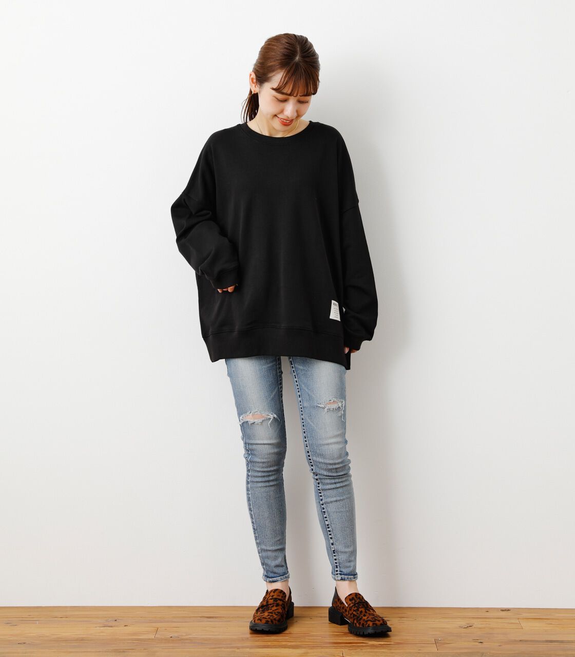 RODEO CROWNS「ADDICTIVE COOL クラッシュTYPE2スキニーL」|デニム|