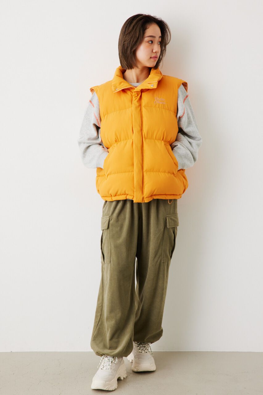 RODEO CROWNS「スタンドネック PUFF ベスト」|ダウンベスト・ベスト|ORG