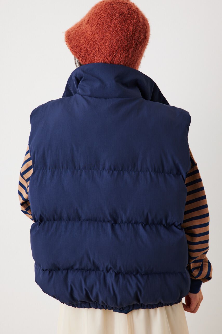 RODEO CROWNS「スタンドネック PUFF ベスト」|ダウンベスト・ベスト|