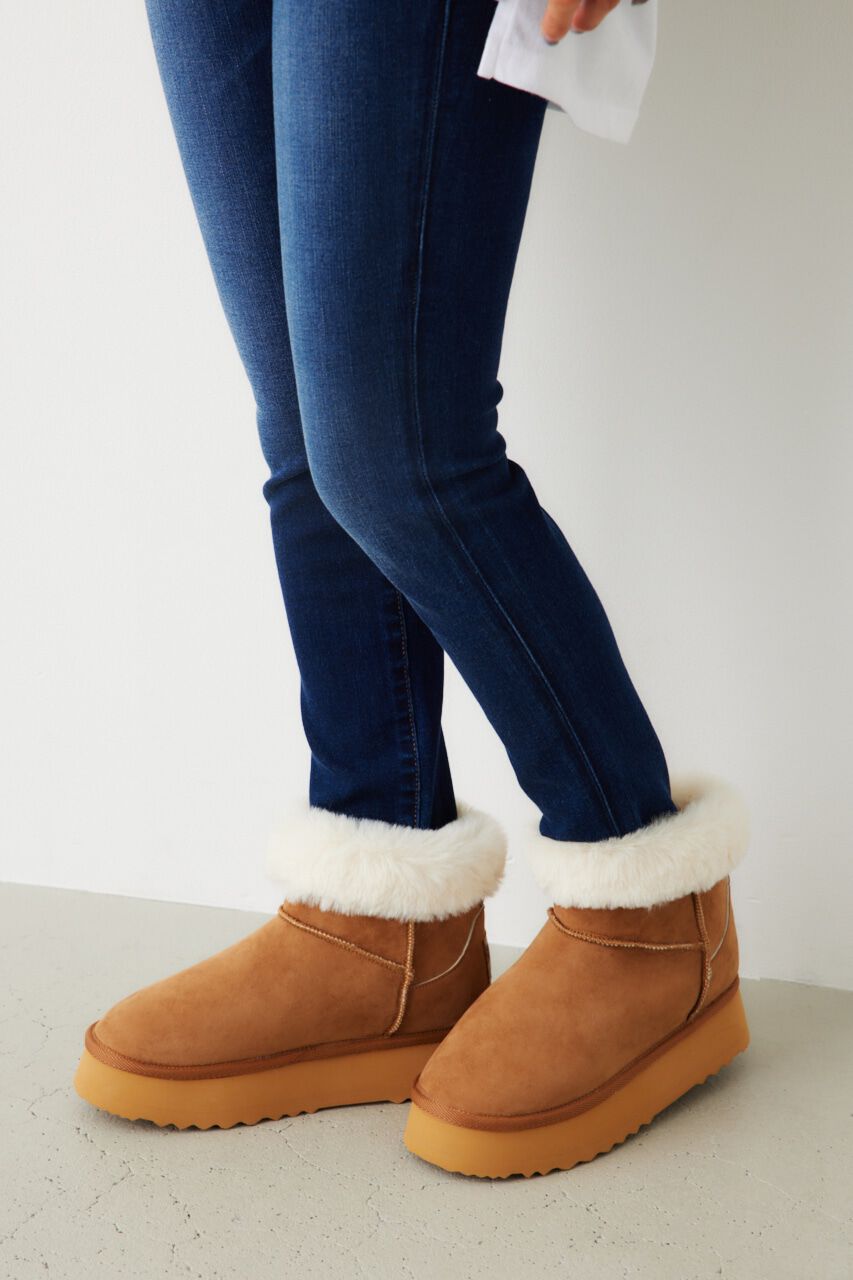 RODEO CROWNS「FAKE MOUTON PLATFORM BOOTS」|その他|