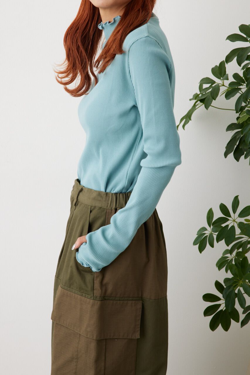 RODEO CROWNS「リブタートルトップス」|Tシャツ・カットソー|