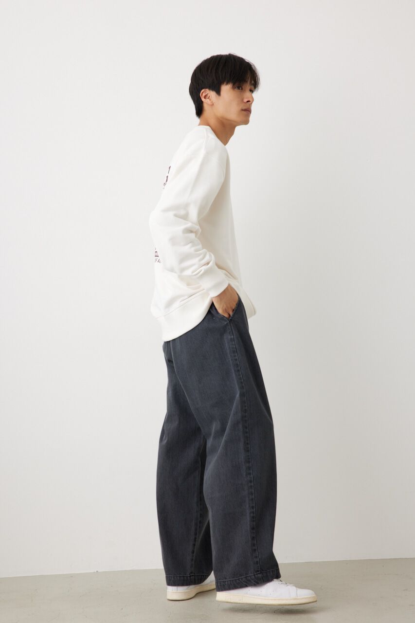 RODEO CROWNS「タックワイドデニム」|デニム|