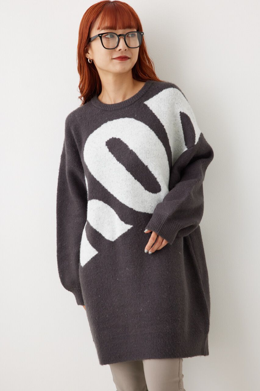 RODEO CROWNS「ブークレビッグロゴニットワンピース」|ワンピース|