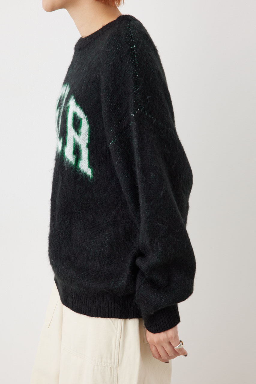 RODEO CROWNS「シャギーカレッジニットトップス」|ニット・セーター|