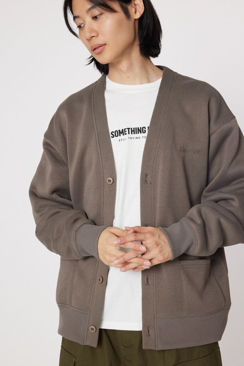RODEO CROWNS「ニットライクカーディガン L/S Tシャツセット」|カーディガン|GRY
