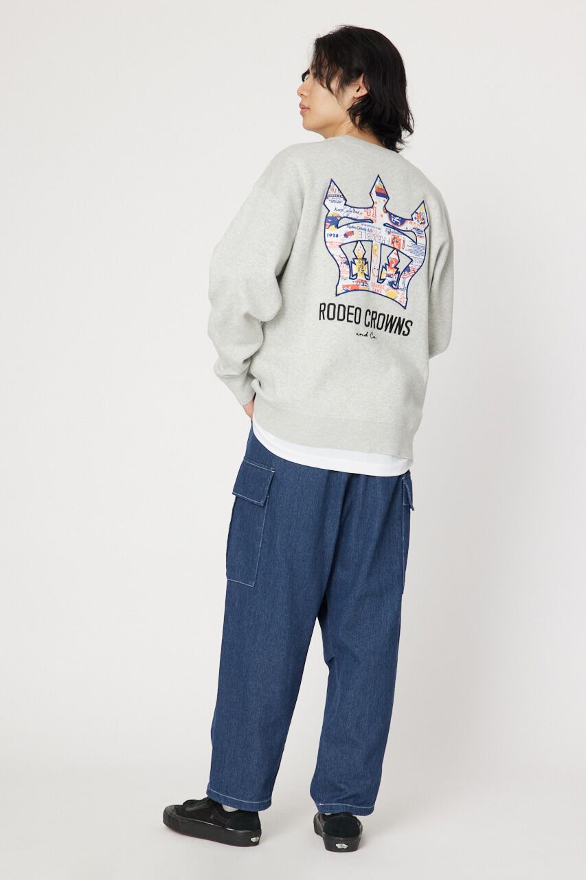 RODEO CROWNS「メンズ CROWN OG パッチニットトップス」|ニット・セーター|