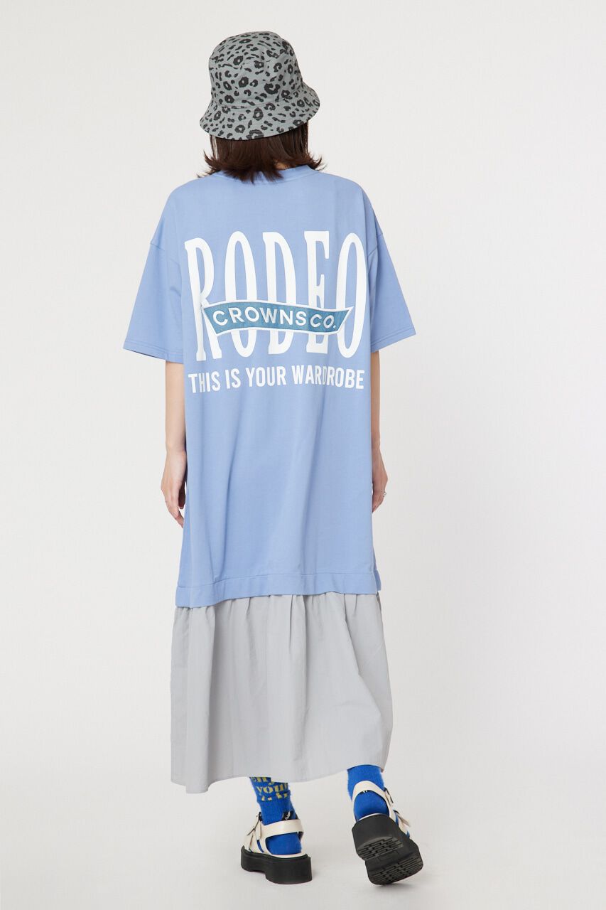RODEO CROWNS「BACK LOGO ドッキングワンピース」|ワンピース|
