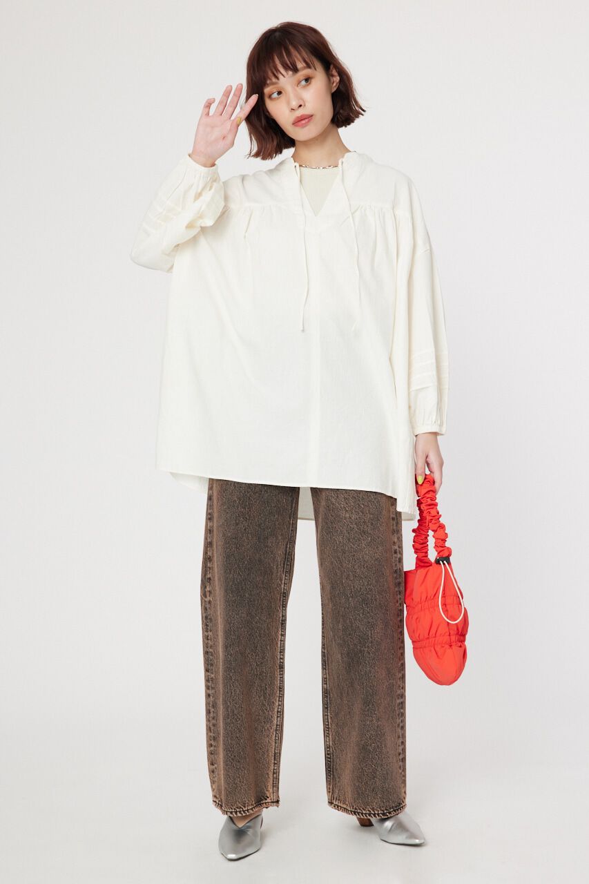 RODEO CROWNS「ボリュームスリーブカフタンチュニック」|シャツ・ブラウス|
