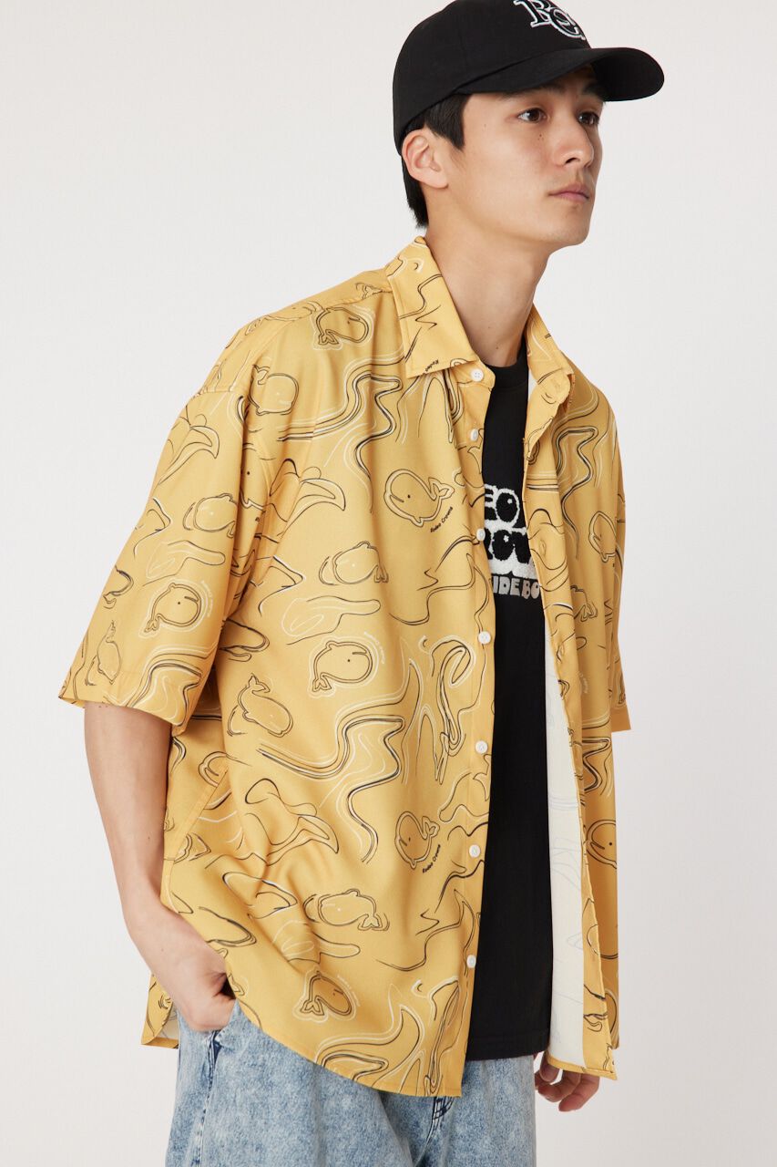 RODEO CROWNS「ホエールマーブルシャツ」|シャツ・ブラウス|