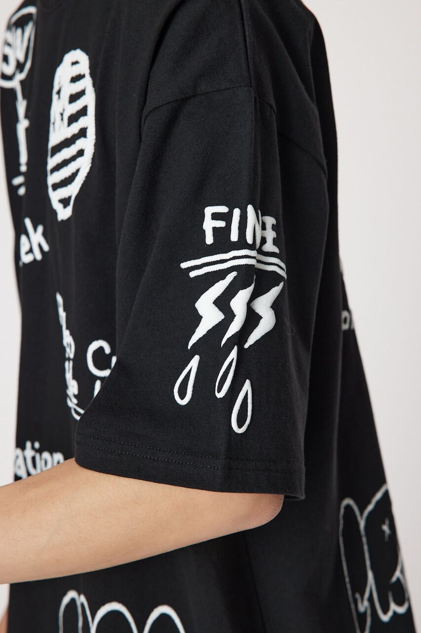 RODEO CROWNS「ラクガキハッポウ Tシャツ」|Tシャツ・カットソー|