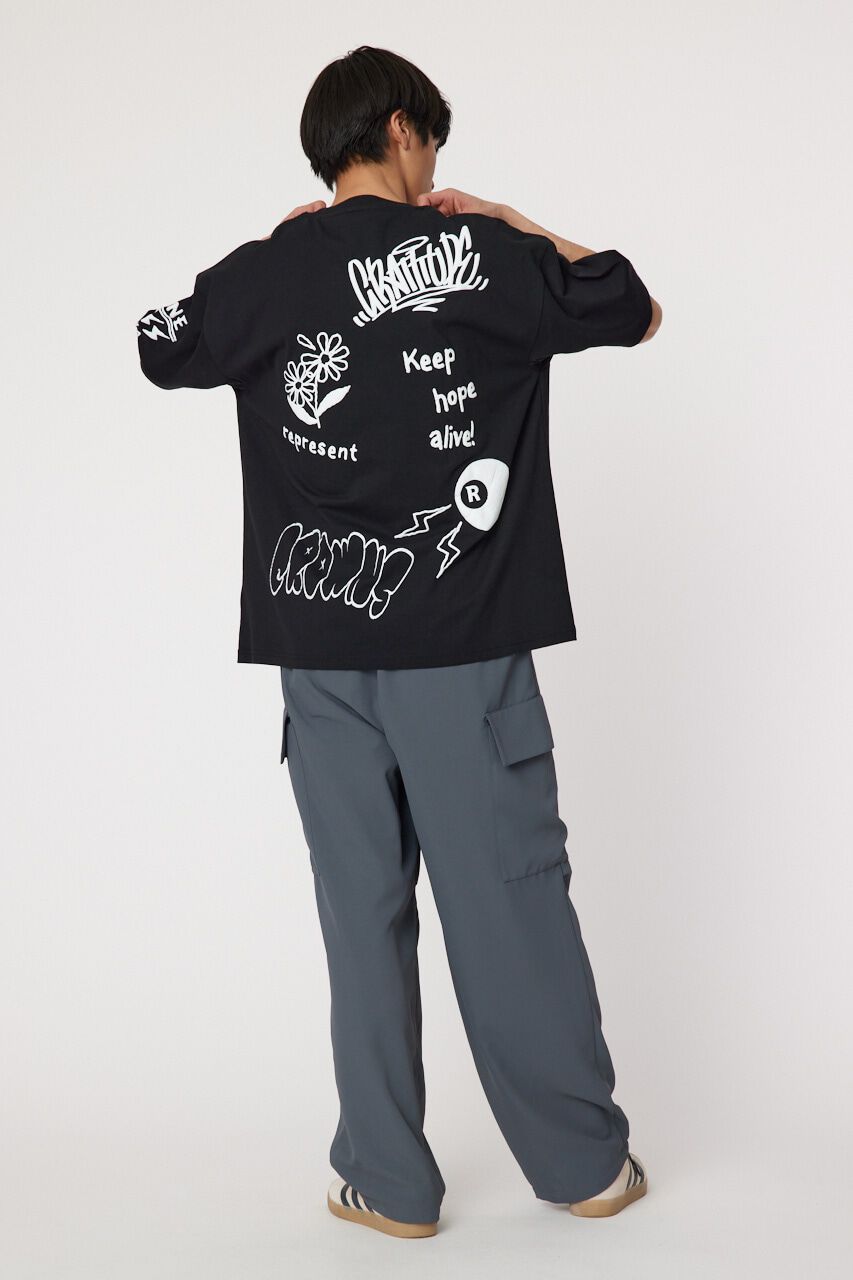 RODEO CROWNS「ラクガキハッポウ Tシャツ」|Tシャツ・カットソー|