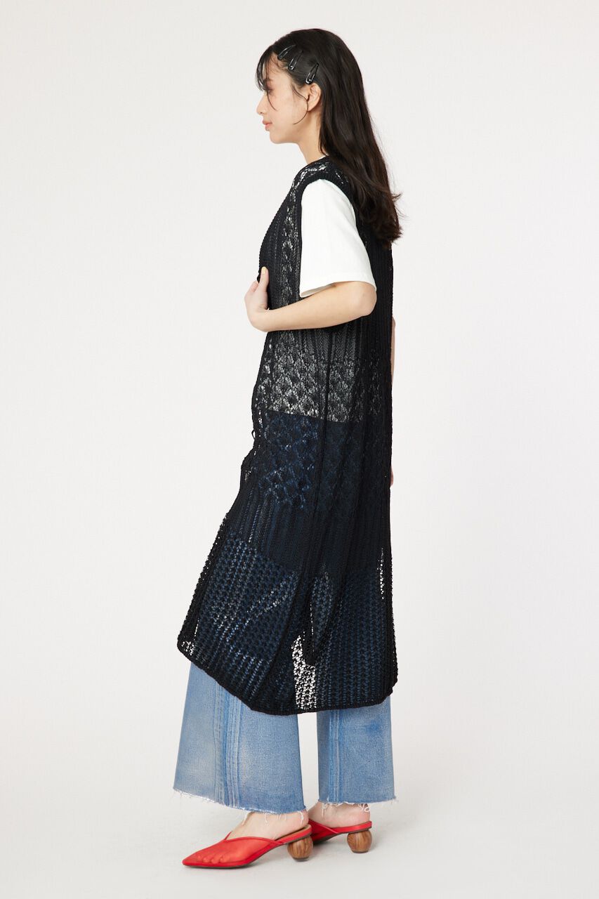 RODEO CROWNS「ニットロングジレ」|ニット・セーター|