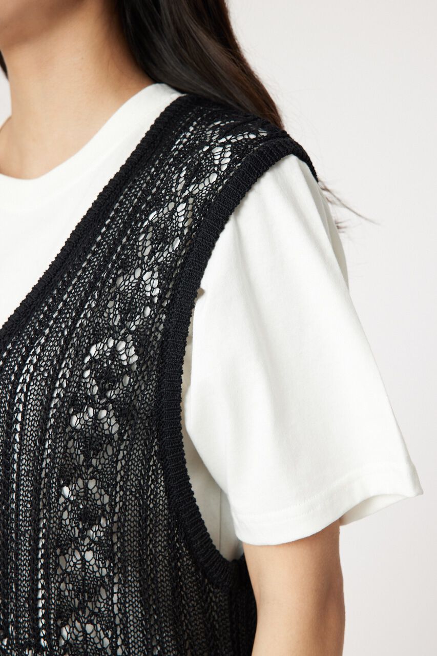 RODEO CROWNS「ニットロングジレ」|ニット・セーター|