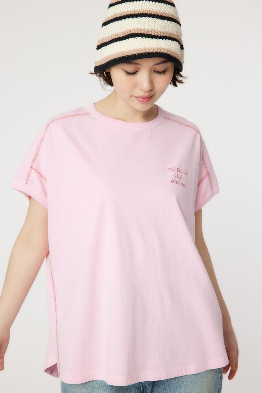 RODEO CROWNS「RCS加工カラートップス」|Tシャツ・カットソー|L/PNK1
