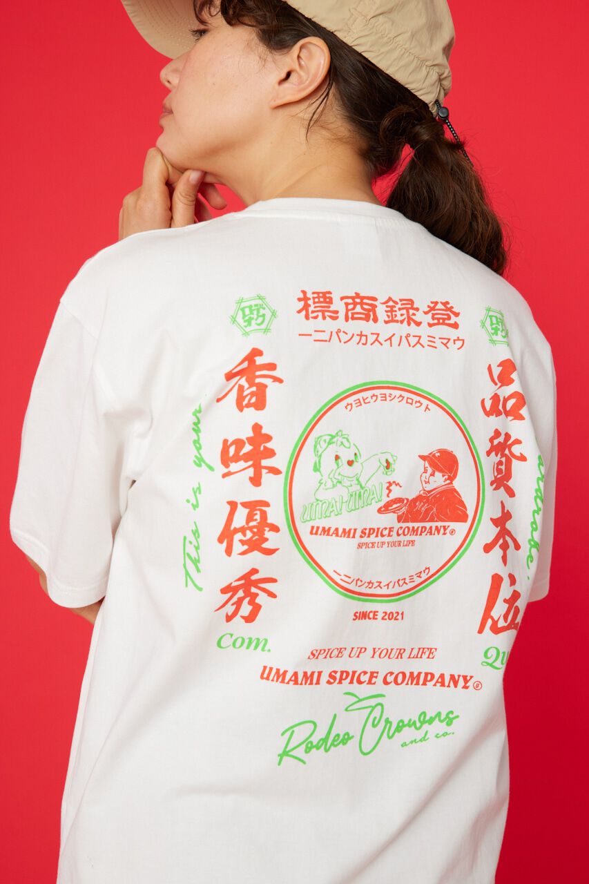 RODEO CROWNS「RC&times;UMAMI SPICE Tシャツ」|Tシャツ・カットソー|O/WHT1
