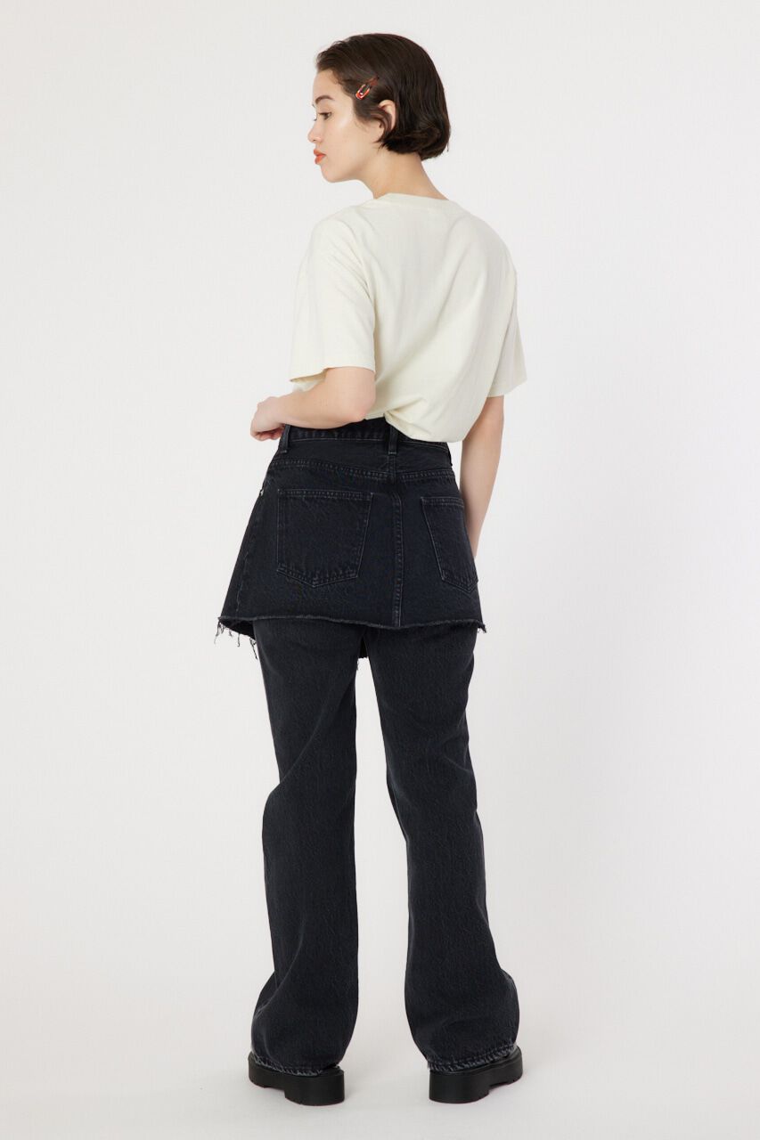 RODEO CROWNS「レイヤードラップデニム」|デニム|