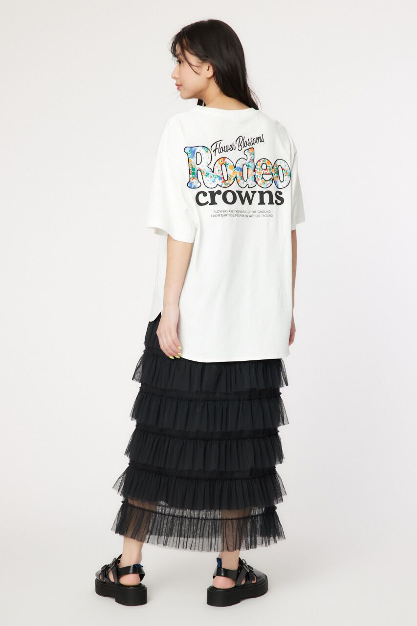 RODEO CROWNS「パッチワークパターンアップリケ Tシャツ」|Tシャツ・カットソー|