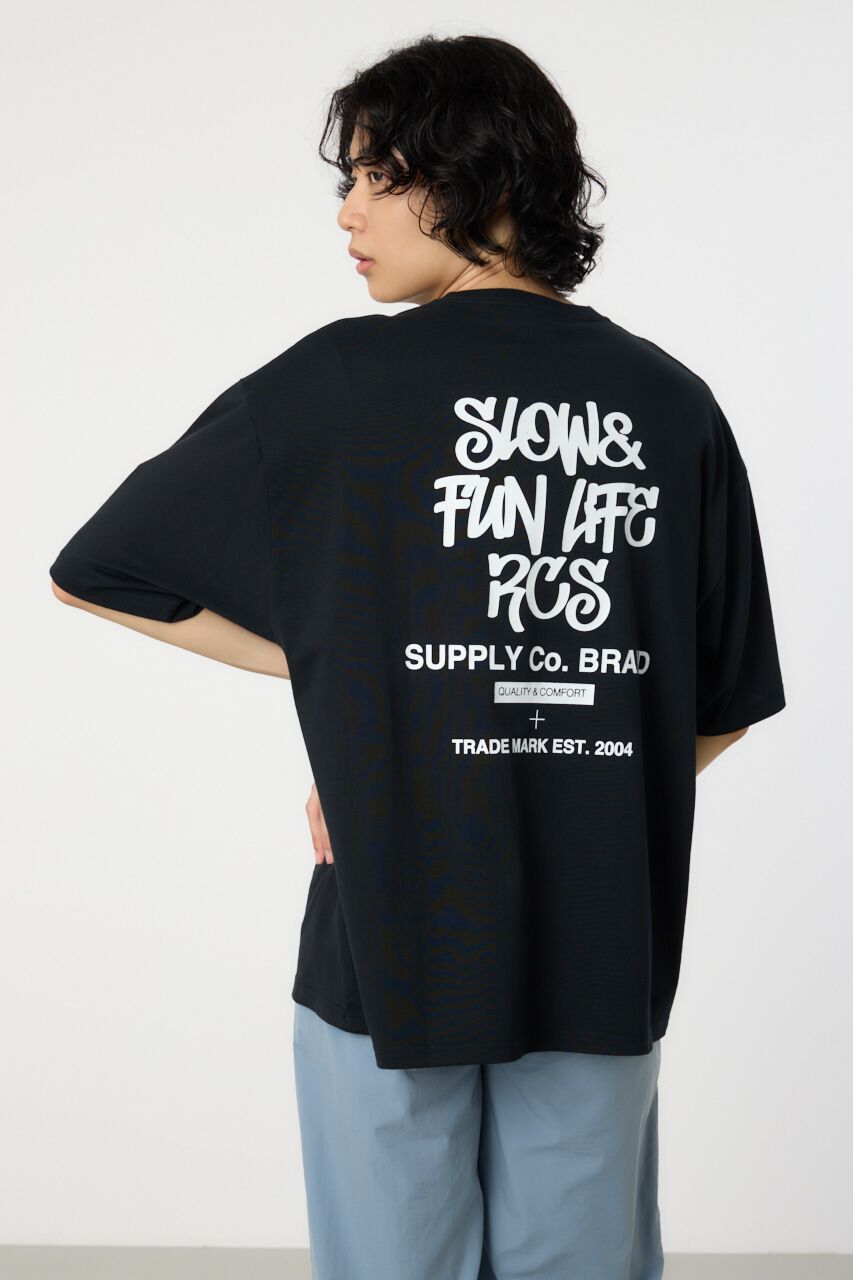 RODEO CROWNS「ランダムロゴ Tシャツ」|Tシャツ・カットソー|BLK